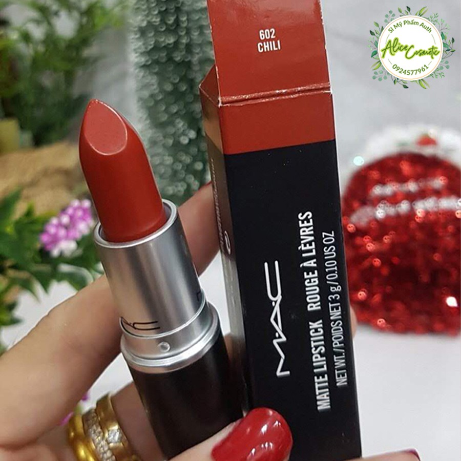 [HÀNG AUTH GIÁ SỈ] Son MAC Matte Màu 602 Chili – Đỏ Gạch giá sỉ