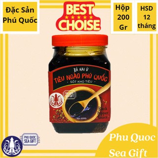 Tiêu chín tươi ngào đường BÀ HAI Ù hũ 450g - Đặc Sản Phú Quốc