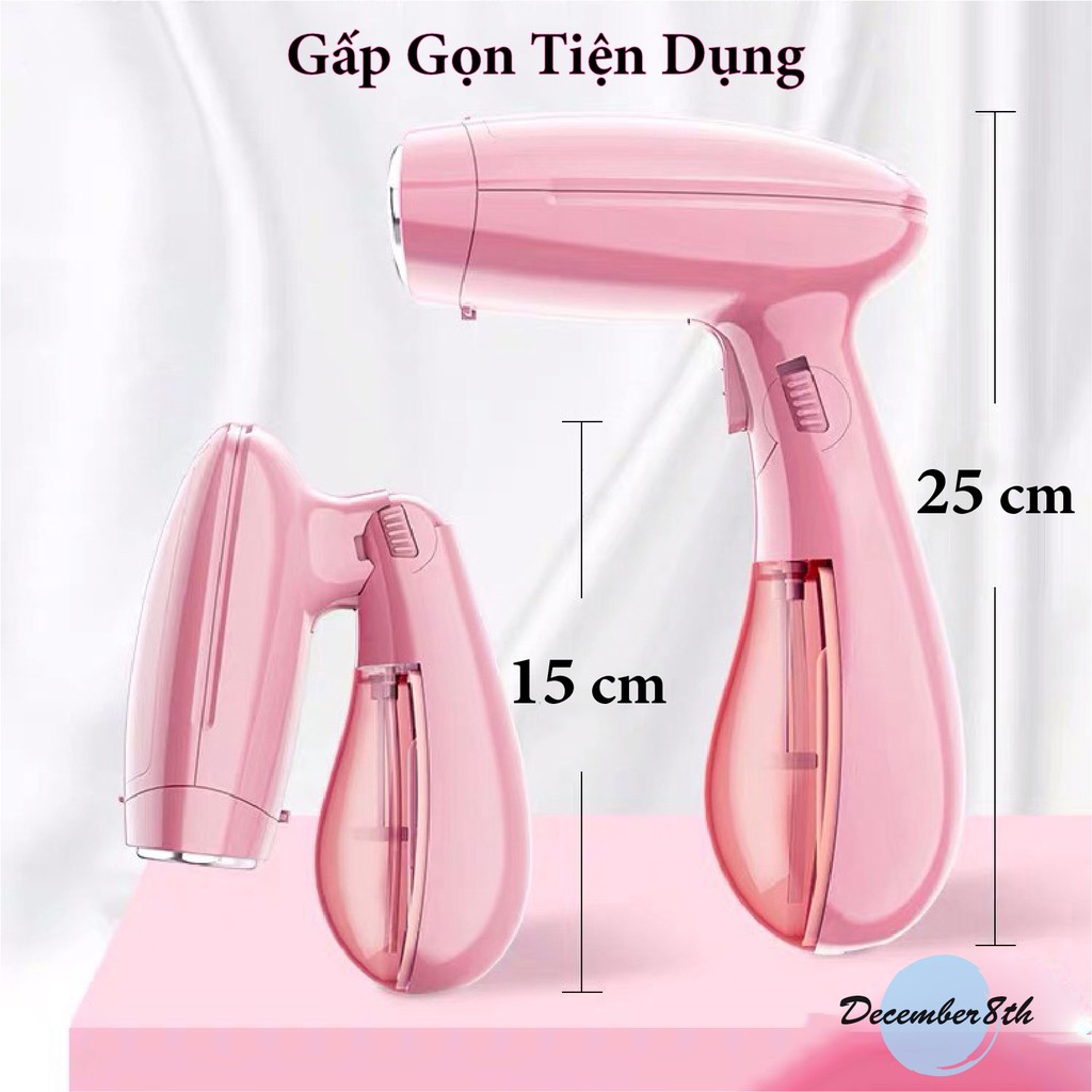 Có Sẵn - Bàn Là Hơi Nước Cầm Tay Royalstar Gấp Được Chính Hãng
