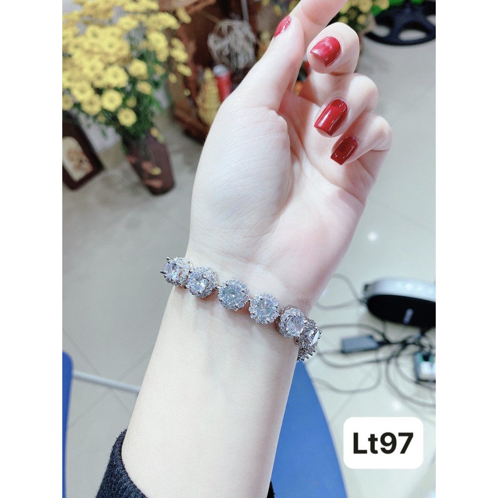 Lắc tay full xoàn đá siêu sáng , lắc tay cao cấp giá rẻ lt97 | BigBuy360 - bigbuy360.vn