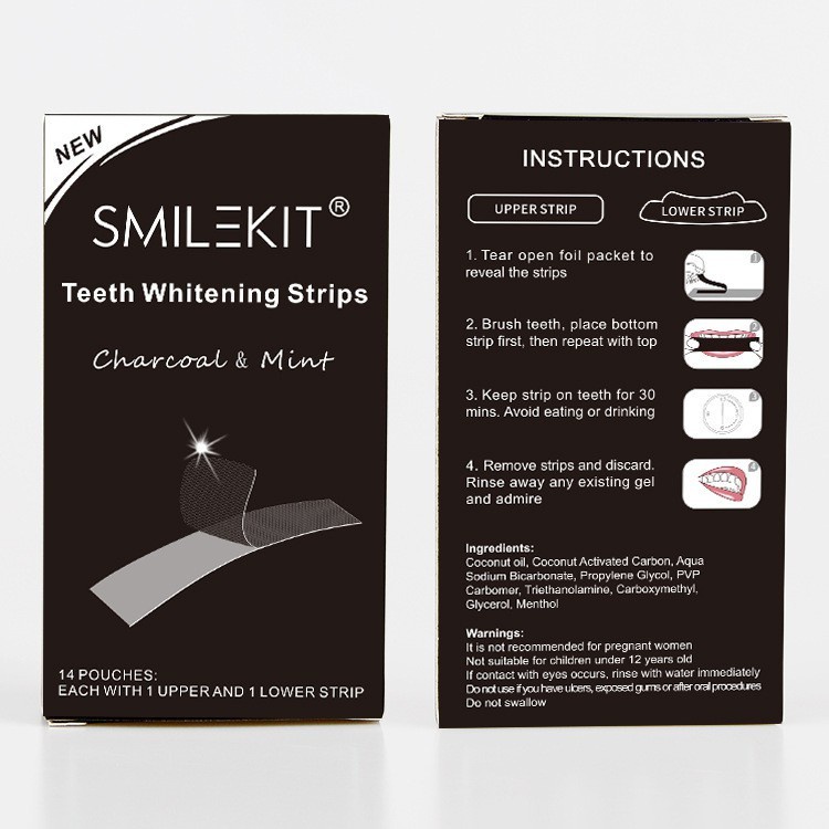 Bột than tre trắng răng SMILEKIT TEETH WHITENING, trắng răng tự nhiên, sử dụng hàng ngày