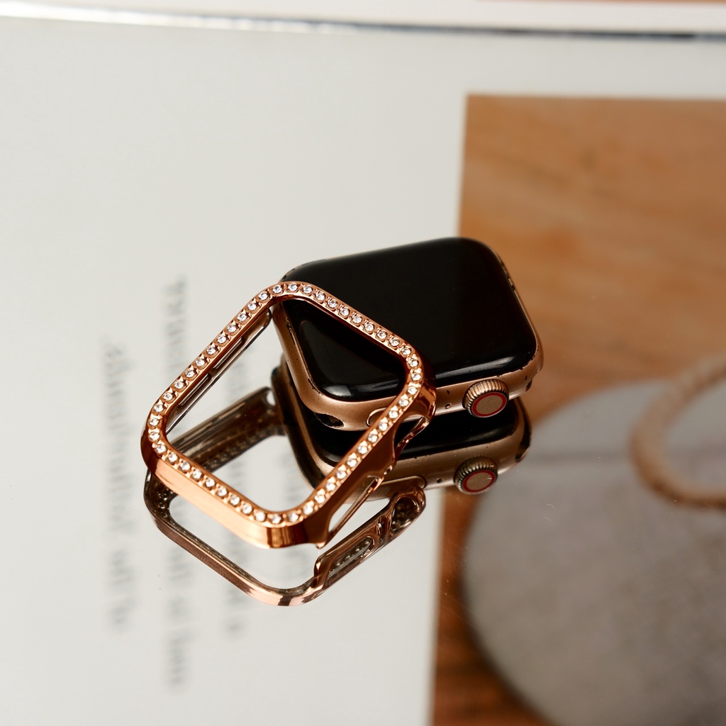 Combo dây thép đính đá cho Apple Watch siêu sang trọng đủ size 38/40mm 42/44mm