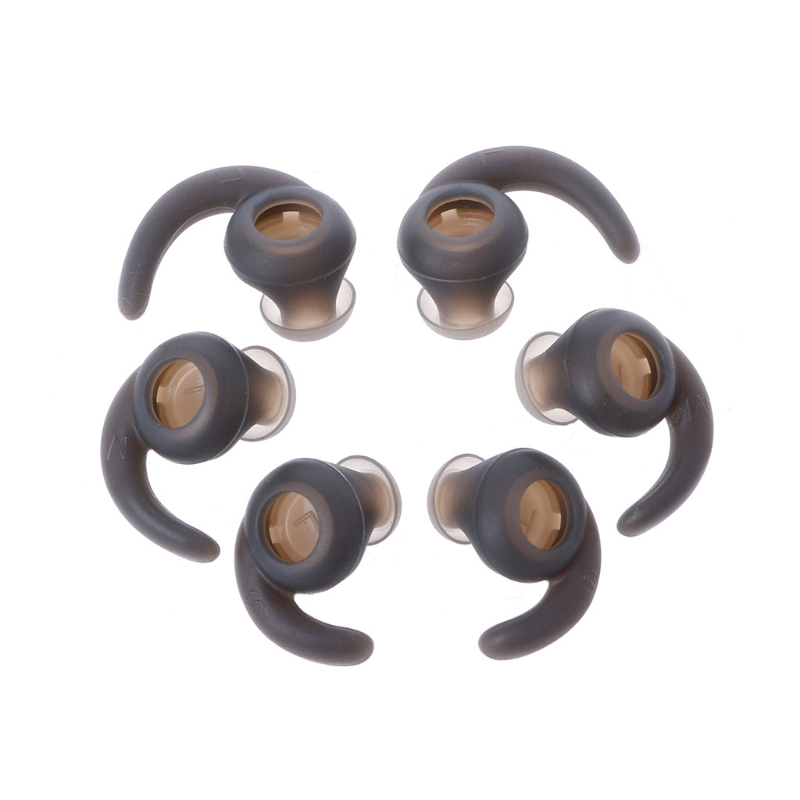 new 6 Pcs Silicone Ear Tip Earbud For Synchros Reflect BT Mini BT Bluetooth Headphone