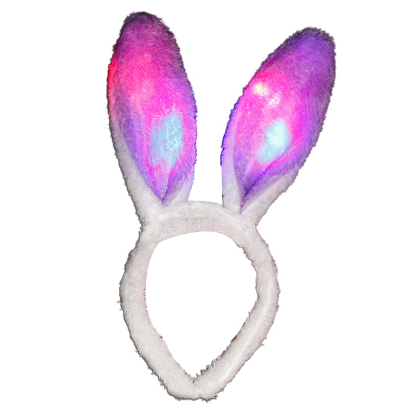 Flgo Băng Đô Tai Thỏ Phối Lông Phong Cách Lolita Dễ Phối Đồ