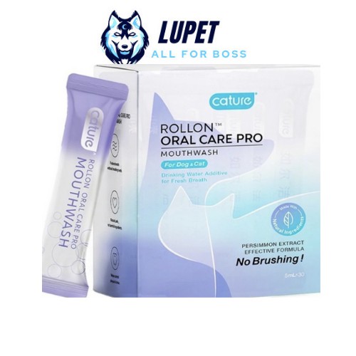 Dung Dịch Pha Nước Uống Thơm Miệng Cho Chó Mèo Cature Oral Care Pro 5ml