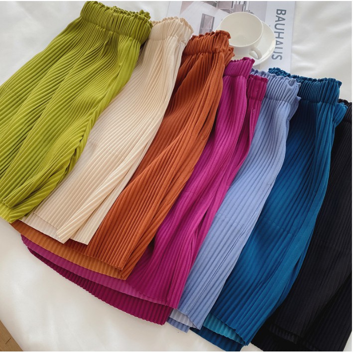 [Mã FAMAYWA giảm 10K đơn 50K] Quần Short Nữ Xếp Ly Ulzzang 💎 Quần Đùi Nữ Dập Ly Hàn Quốc QN06 | BigBuy360 - bigbuy360.vn