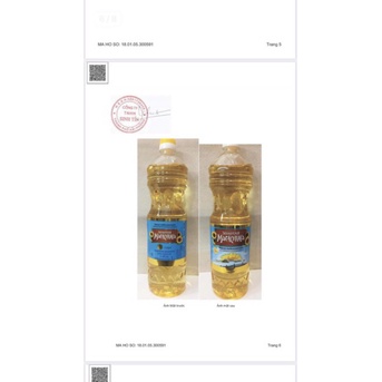 Dầu hướng dương Nga 1L nguyên chất 100% - Dầu hướng dương nhập khẩu Nga