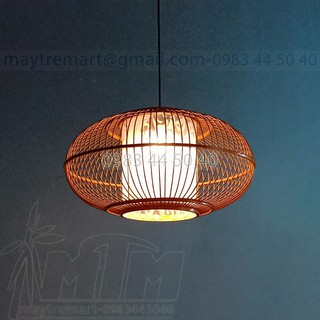 Đèn tre trang trí cầu tăm d40