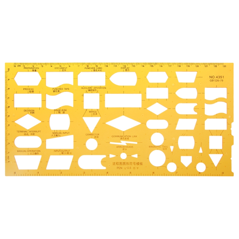 Thước kẻ vẽ hình học bằng nhựa resin
