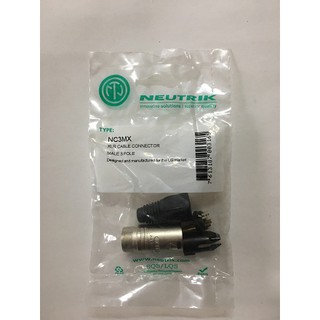 Jack Canon chính hãng Neutrik NC3MX