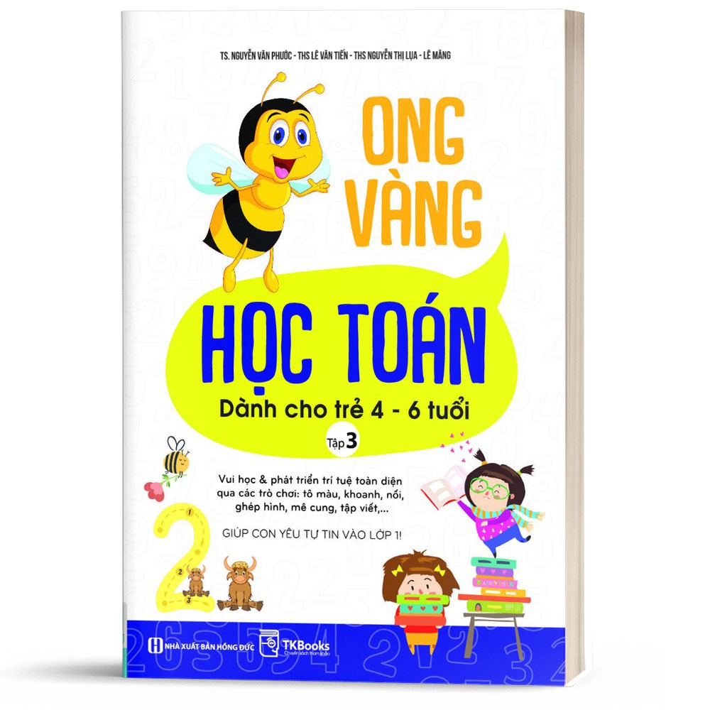 Sách - Ong Vàng Học Toán Dành Cho Trẻ 4-6 tuổi tập 3