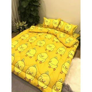 Bộ gra giường 3 món ( 1 gra + 2 vỏ gối nằm)