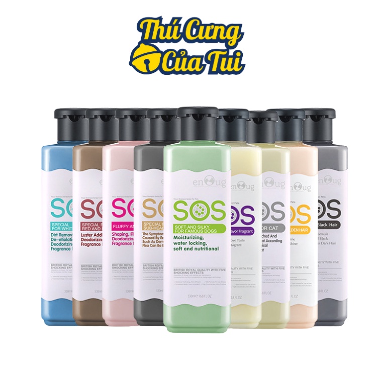 Sữa Tắm SOS Dưỡng Da Lông Cho Thú Cưng Chó Mèo - Thú Cưng Của Tui