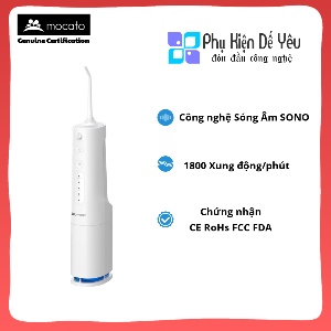 Máy tăm nước oral irrigator MOCATO M809 tăm nước cầm tay công nghệ sóng âm SONO độc quyền Nhật Bản (CHÍNH HÃNG)