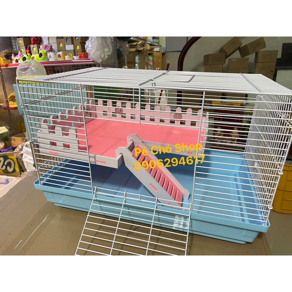 Lồng size đại  và  cho sóc,thỏ,bọ,nhím,hamster có phụ kiện.