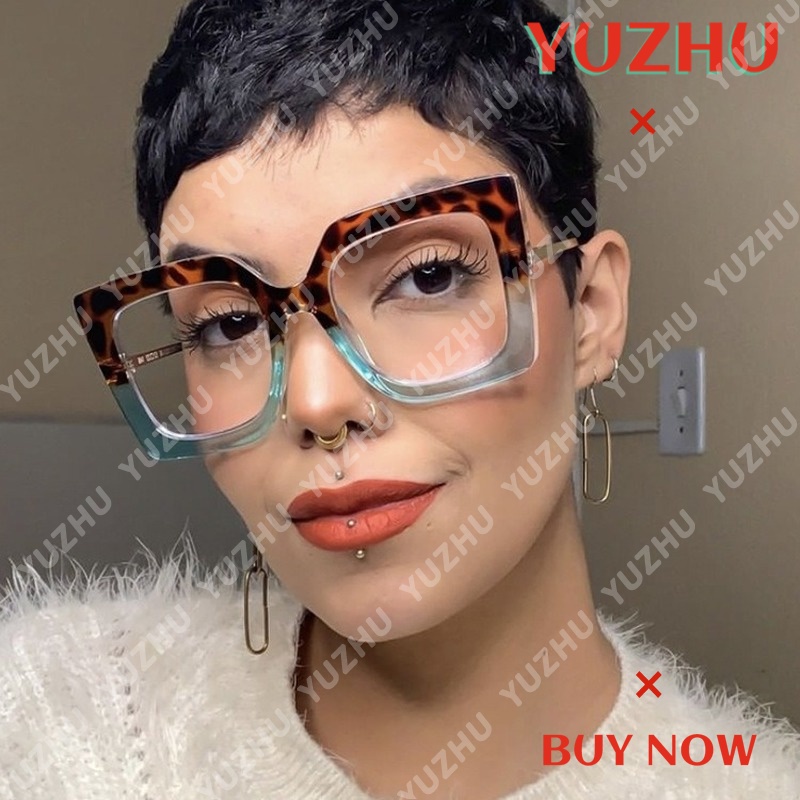 Kính Mát Gọng Vuông Chống Ánh Sáng Xanh Thời Trang Cho Nữ