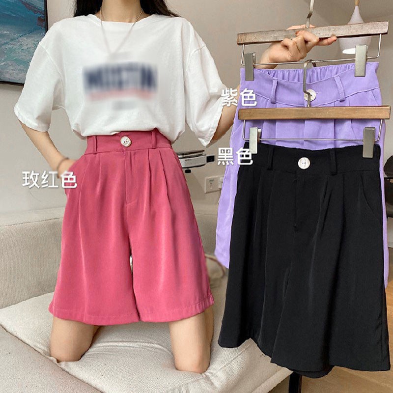 Quần Đùi Nữ Lưng Cao Phong Cách Hàn Quốc