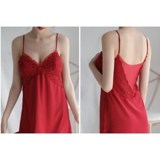 VÁY NGỦ 2 DÂY SEXY LỤA SIÊU QUYẾN RŨ