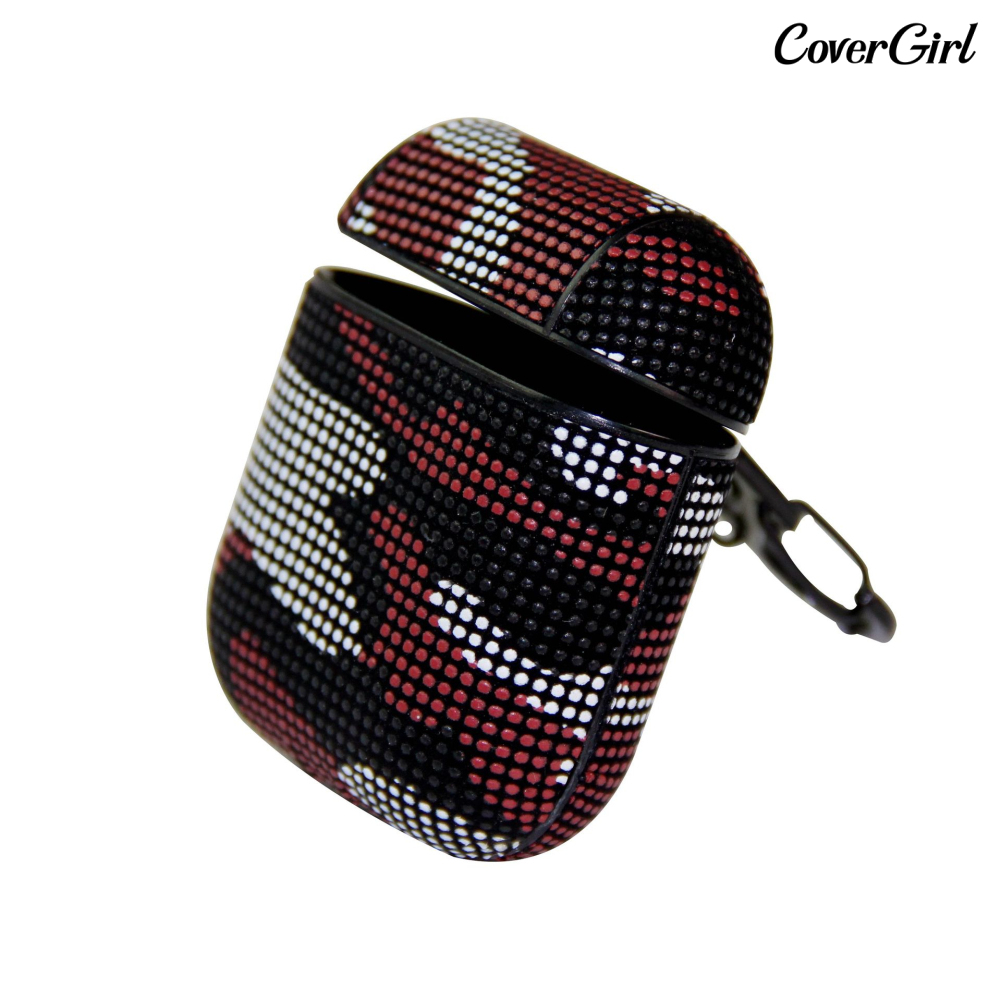 Vỏ Bảo Vệ Hộp Sạc Tai Nghe Airpods 1 / 2 Bằng Da Giả Họa Tiết Rằn Ri Chống Trượt Chống Bụi | BigBuy360 - bigbuy360.vn