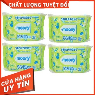 Khăn ướt Moony nội địa Nhật gói 80 tờ