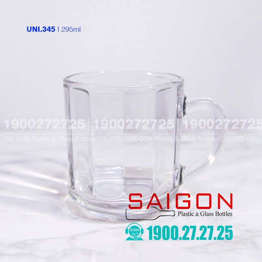 Tách Trà Sọc Có Quai Union Stack Tea Cup 295ml | Thủy Tinh Cao Cấp , Nhập Khẩu Thái Lan | BigBuy360 - bigbuy360.vn