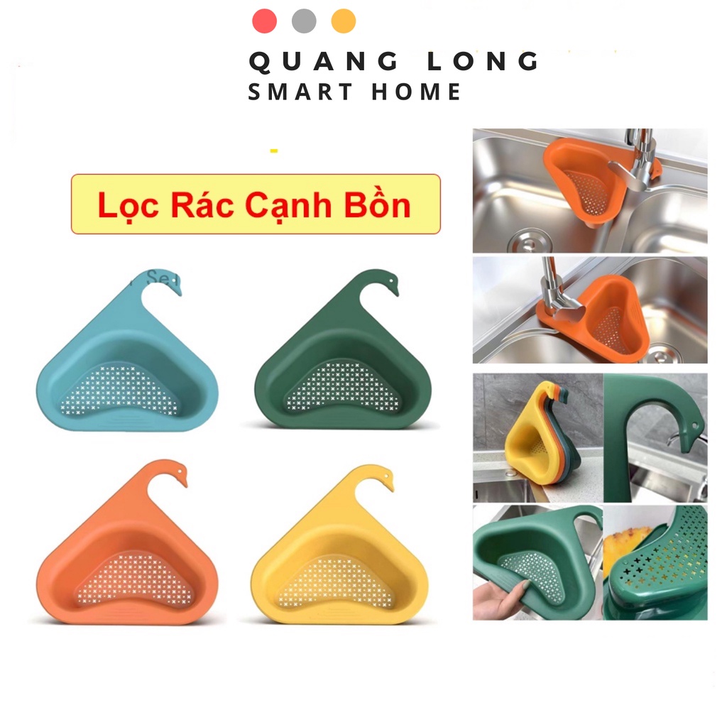 Khay lọc rác gắn bồn rửa bát,rửa chén đa năng QUANGLONG giỏ lọc rác bồn rửa chén bát_lg1