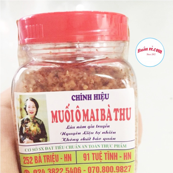 Muối Ô Mai Bà Thu Chính Hiệu Lọ 100gr – Chấm Hoa quả siêu ngon - 00005