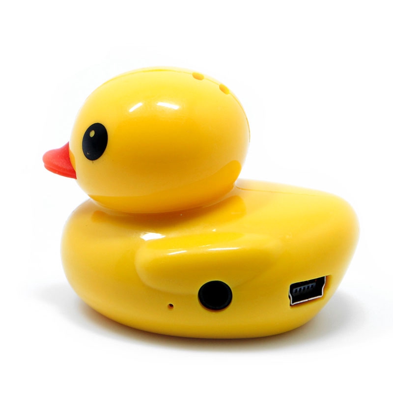 Cute Duck USB Mini Digital MP3 Music Player Support 32GB Micro SD TF Card