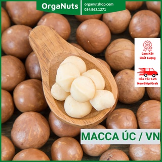 Hạt Macca Úc Nứt Vỏ - Chuẩn Chất Lượng mắc ca Úc - 500g Kèm Đồ Khui – OrgaNuts