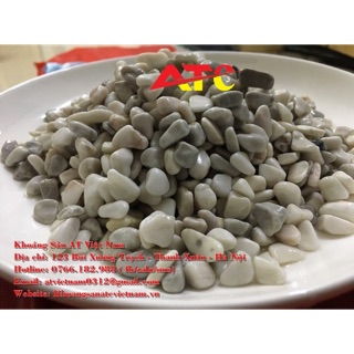 Sỏi trắng đục trang trí nhà cửa (túi 1kg)