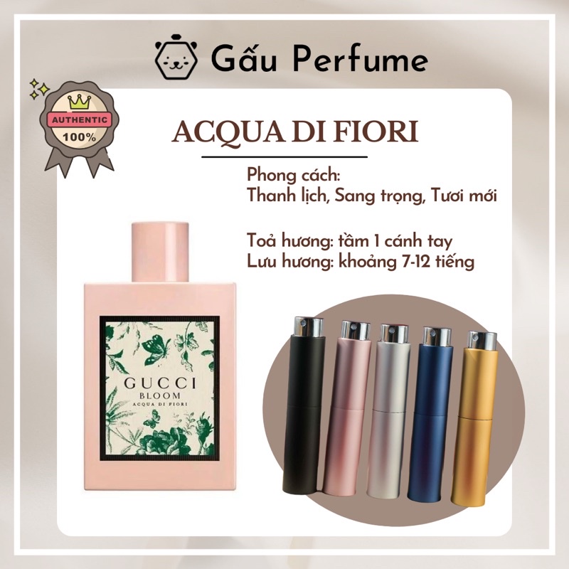 Mẫu thử nước hoa acqua di fiori 10ml chính hãng
