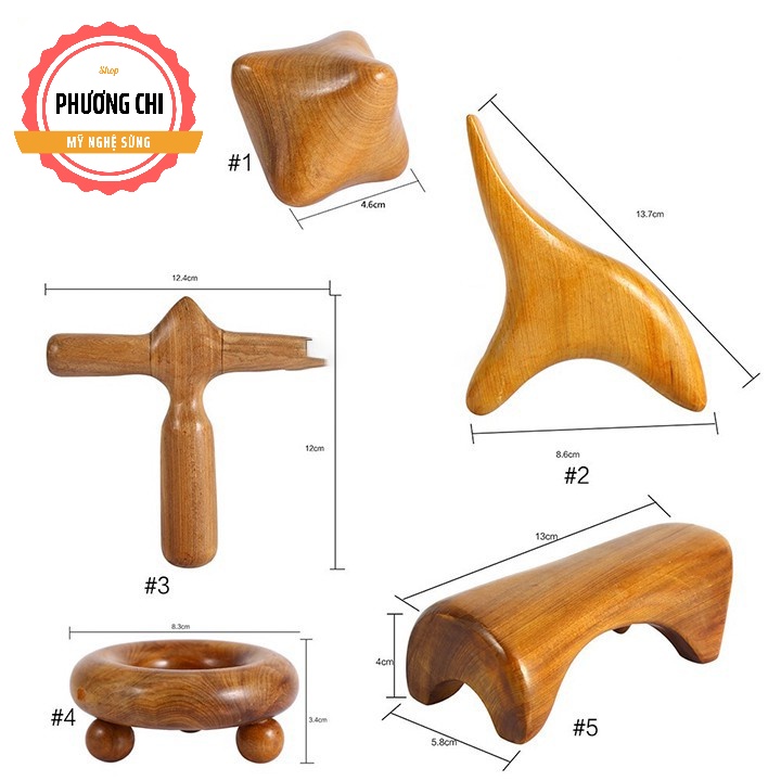 Cây Lăn Mát Xa Mặt, Mũi Bằng Gỗ Thơm, Hai Bánh Xe Lăn Tròn Giúp Nâng Cơ Mặt Và Thon Gọn Mũi Cao cấp | Mỹ nghệ phương chi