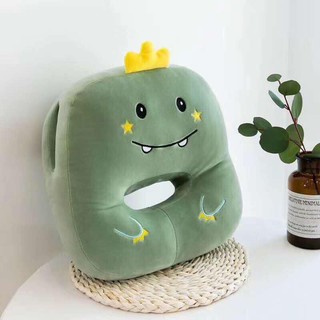 [SIÊU ƯU ĐÃI] Gối ruột bông nằm ngủ văn phòng, gối tựa lưng hình thú đáng yêu có lỗ luồn tay và lỗ thở thông hơi