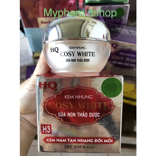 Kem Nhung Sữa Non Thảo Dược Cosy White Ngăn Ngừa Lão Hoá ,Nám Tàn Nhang Đồi Mồi H3 18gr