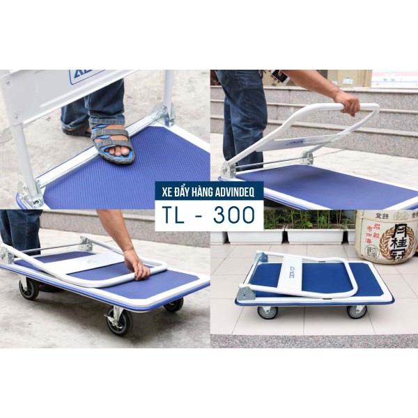 Xe đẩy hàng ADVINDEQ TL-300 ( Tải trọng 300kg)