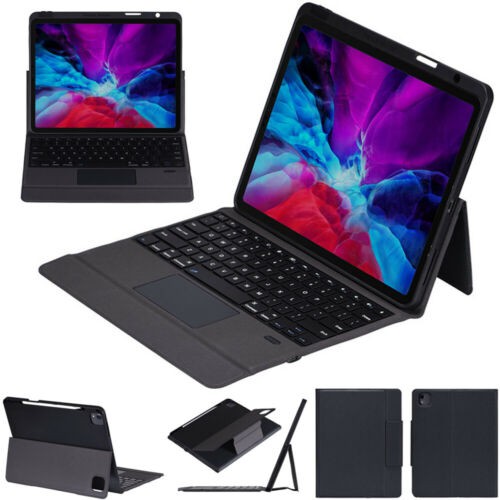 Bao Da Máy Tính Bảng Tích Hợp Bàn Phím Bluetooth Không Dây Cho Ipad Pro 12.9 Inch 2018 2020 2021 Ốp