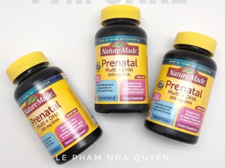 Vitamin tổng hợp cho bà bầu Pretanal Multi của Mỹ 250 viên / 90 viên / 60 viên