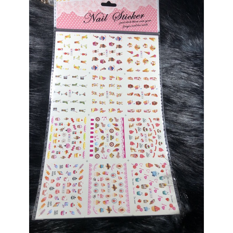 sticker trang trí móng