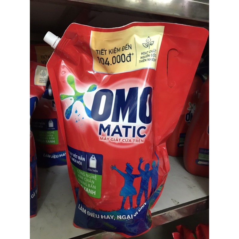 NƯỚC GIẶT OMO MATIC 4kg (máy giặt cửa trên)