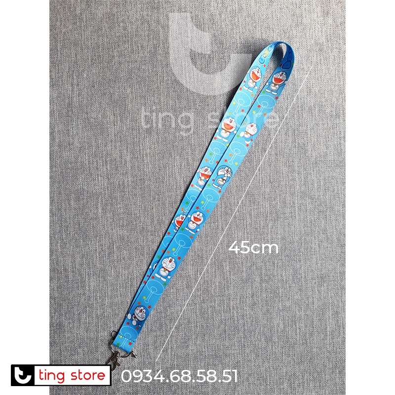 Dây Móc Treo Điện Thoại Hình Doraemon Dễ Thương Dài 45cm - Dây Đeo Điện Thoại / Đeo Thẻ Hình Doremon