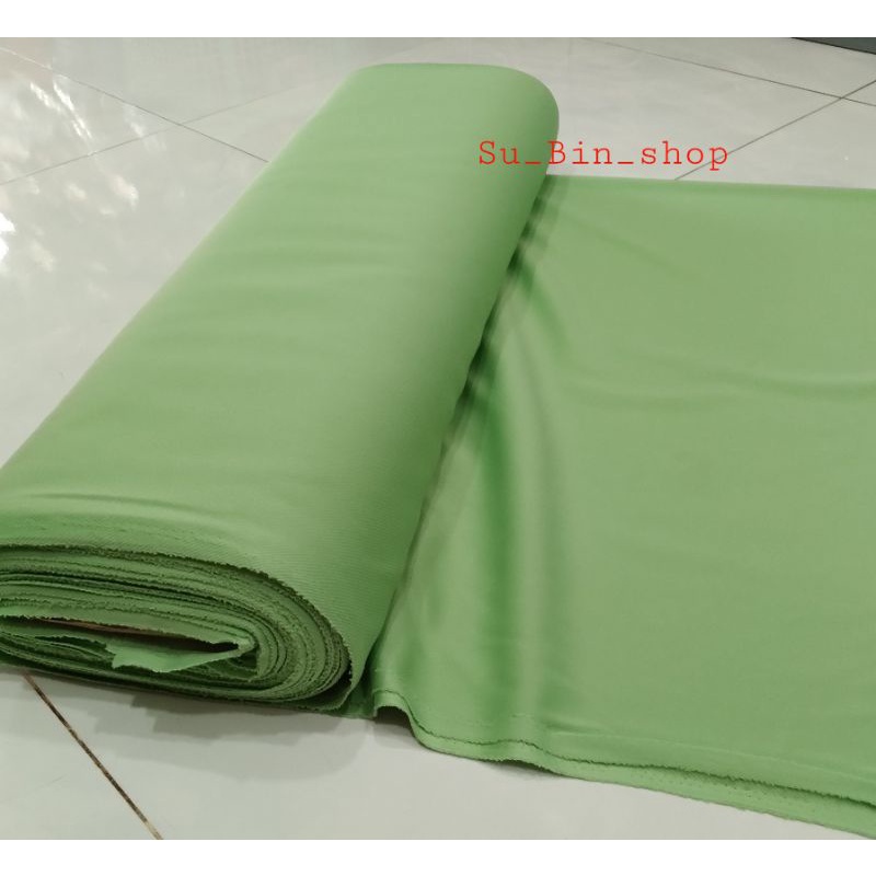 Vải may màn che / rèm cửa chống nắng Màu Xanh Đậu loại dày