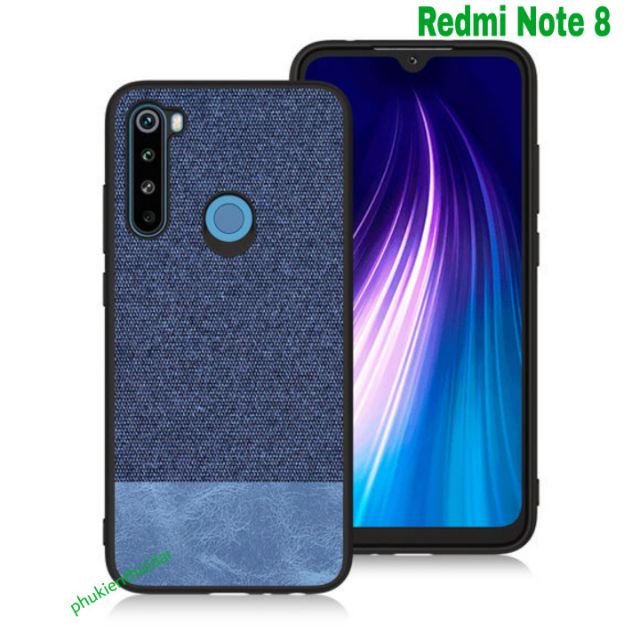 Ốp lưng Redmi Note 8 Vải Da thời trang cao cấp chất đẹp