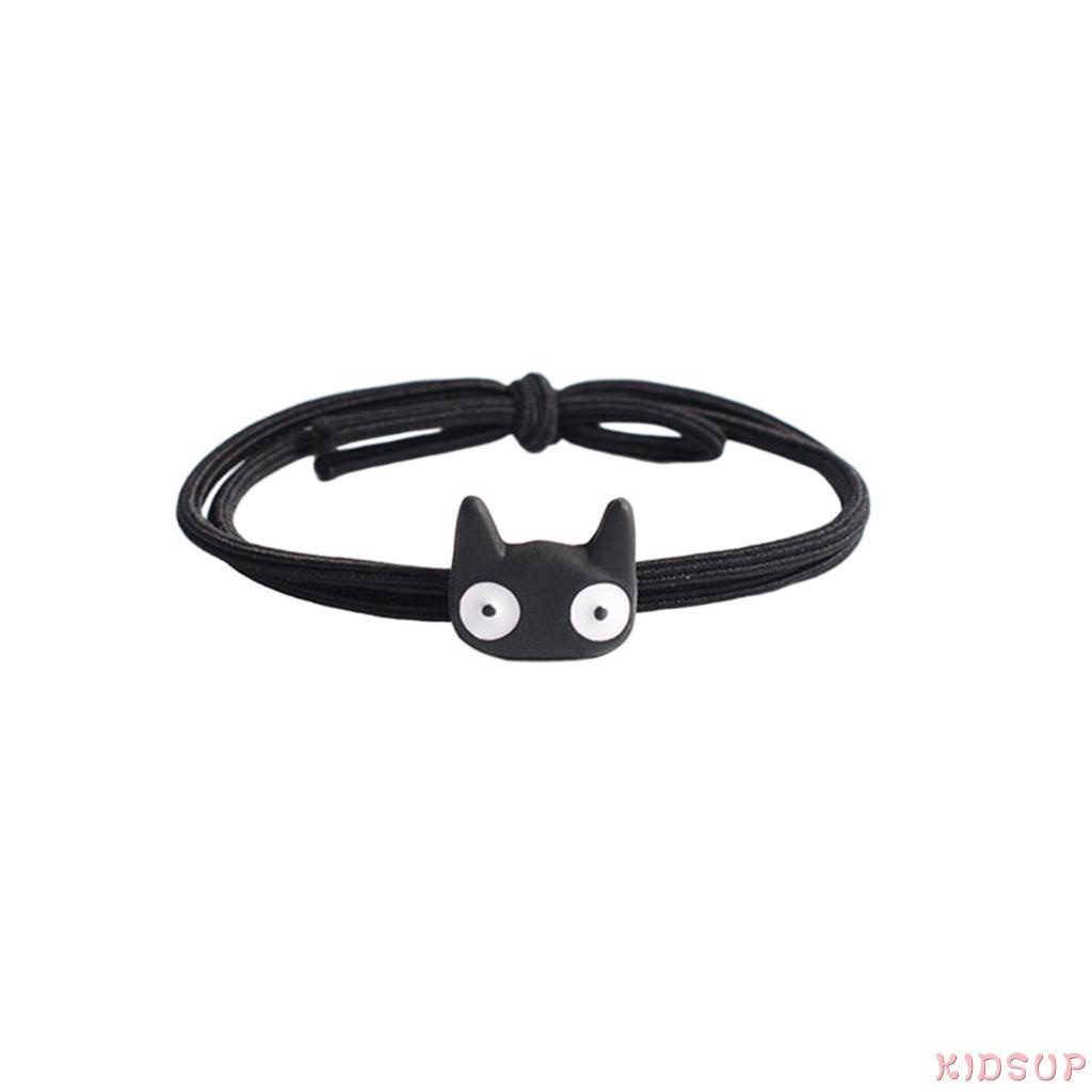 Set 6 dây buộc tóc co giãn nhiều màu sắc họa tiết hoạt hình dễ thương cho bé gái