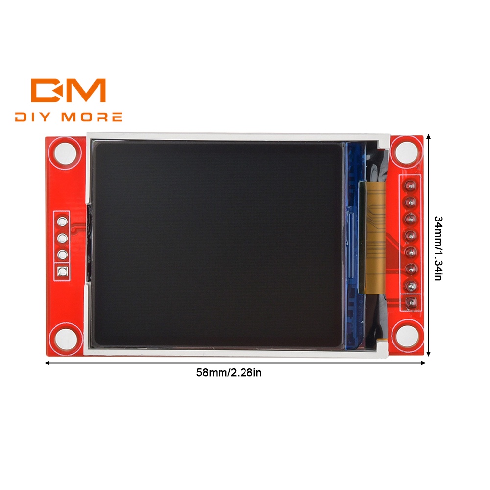 DIYMORE Mô Đun Màn Hình LCD SPI 1.8 inch 128 * 160TFT Kèm Thẻ ST7735S