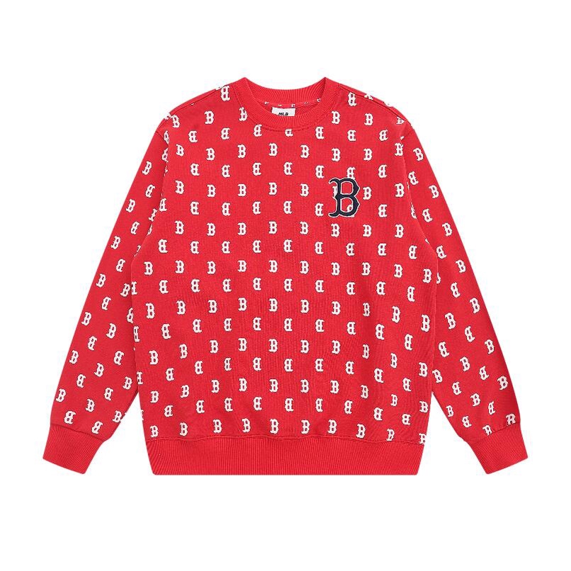 ❤❀  ❤ Mlb Áo Thun Tay Dài Cổ Tròn Thêu Chữ NY Thời Trang Cho Nam Và Nữ