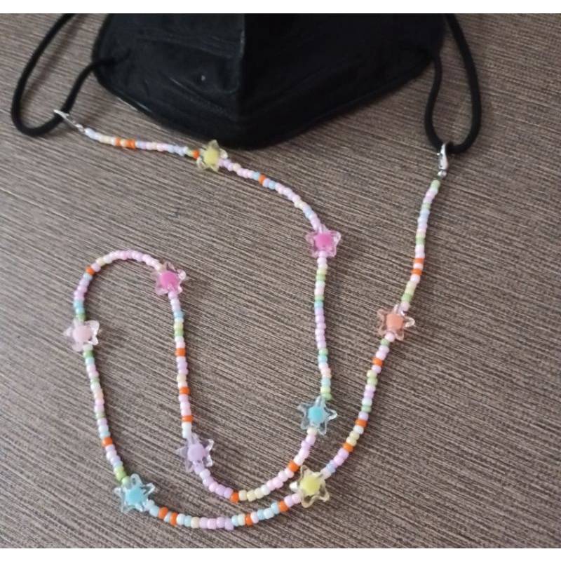 Dây đeo khẩu trang chống rớt kiểu hàn mã CV54 kiểu hàn hình ngôi sao dễ thương