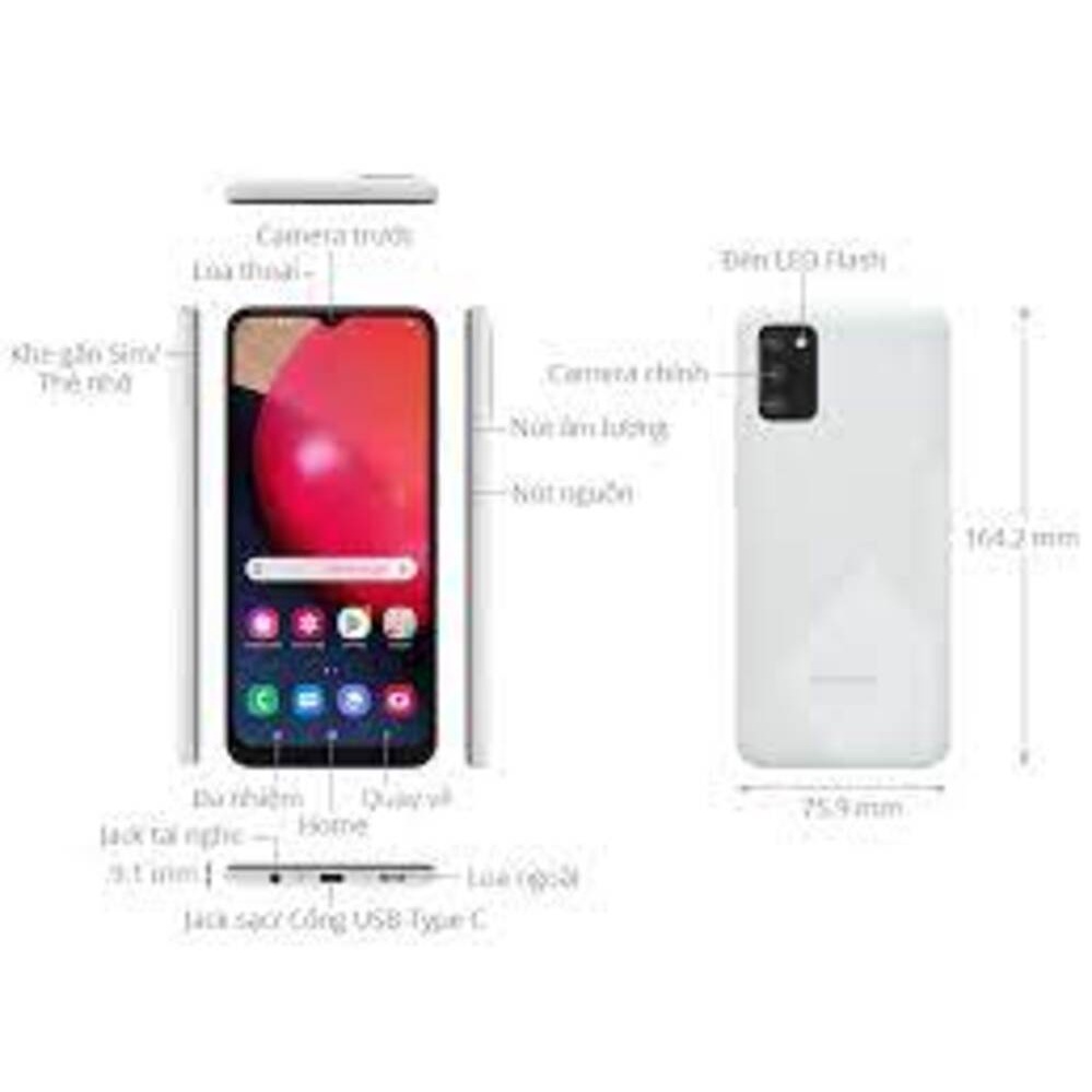 điện thoại Samsung A02s - Samsung Galaxy A02s 2sim 3G/32G Chính Hãng, Chip: Snapdragon cày Game nặng mượt