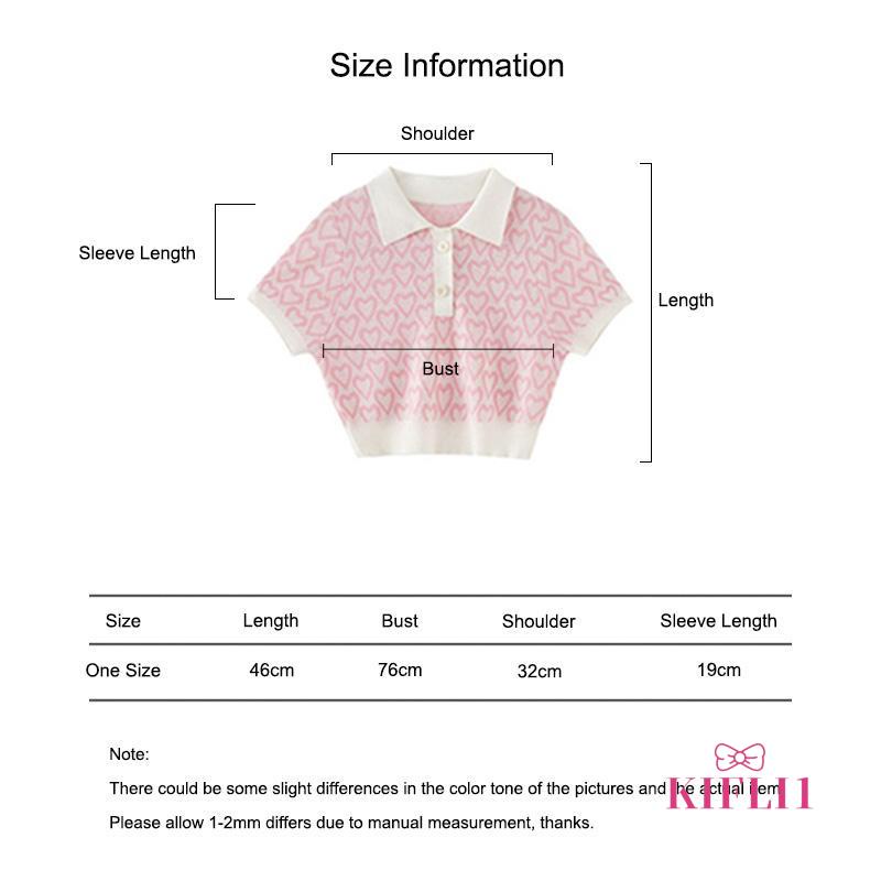 🌈Áo Croptop Dệt Kim Tay Ngắn Cổ Polo Dáng Ôm Thời Trang Mùa Hè Quyến Rũ Cho Nữ