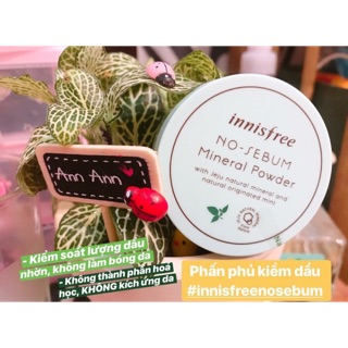 Phấn phủ kiềm dầu innisfree no sebum
