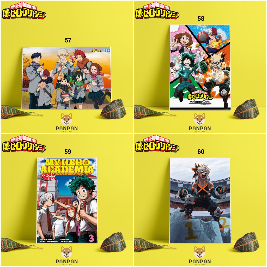 Postcard Cao Cấp - Poster My Hero Academia (3)